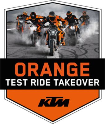 ORANGE TEST RIDE TAKEOVER | KTM United Kingdom